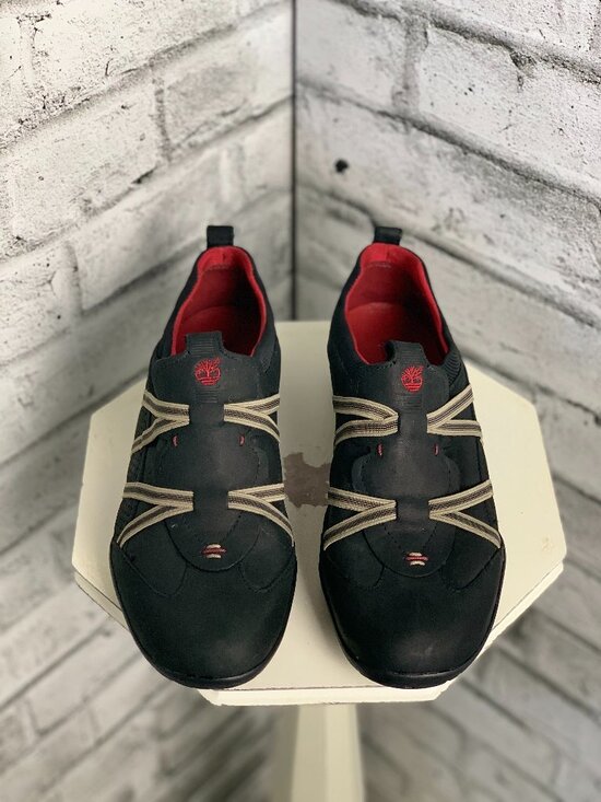 Timberland Shoes - Timberland Sneakers Driving Shoes Women's 9.5 M Black Leather Comforia Slip On